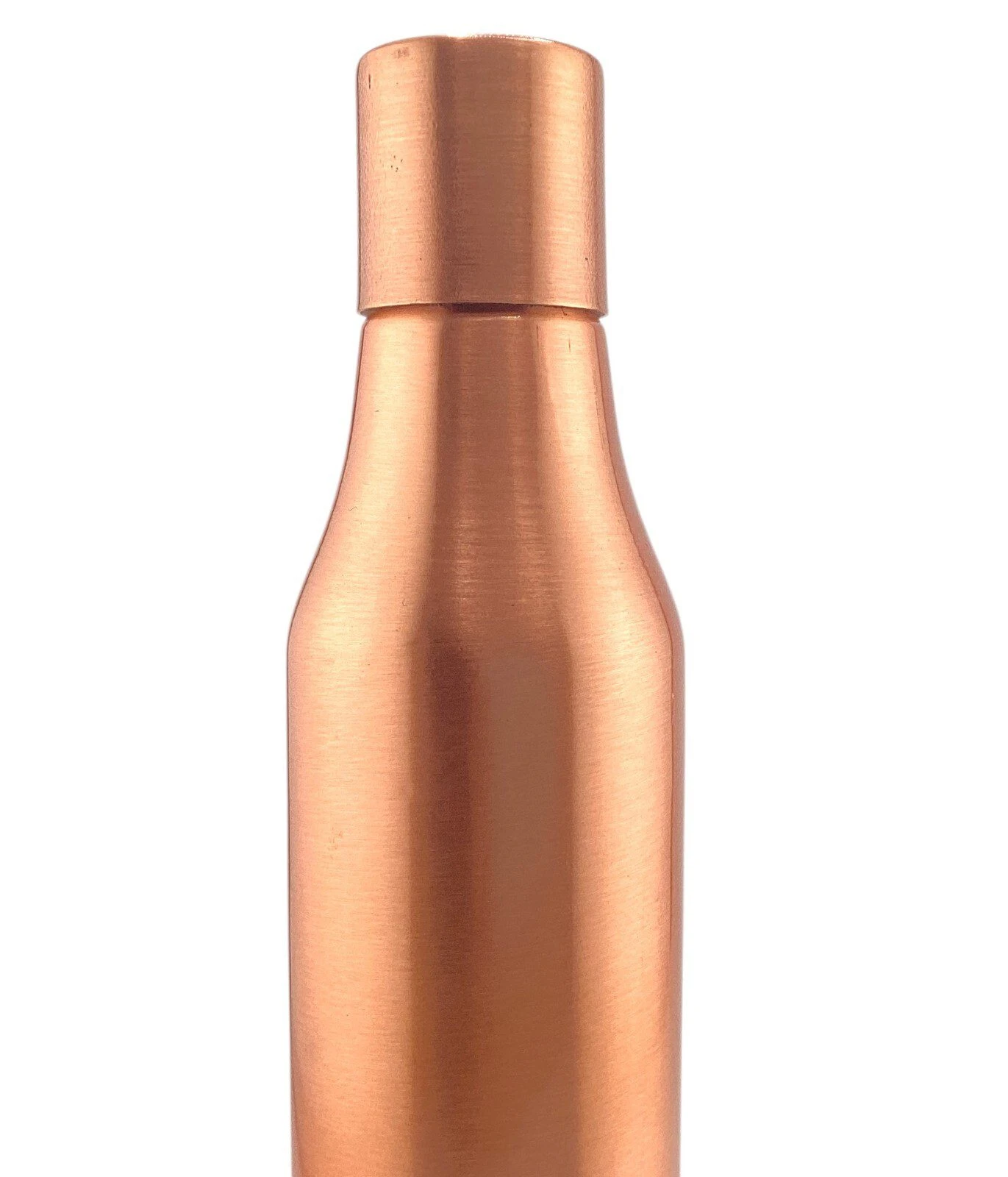 100% Pure Copper Water Bottle 32oz Leak Proof Lid. Hydration Flask for Health.