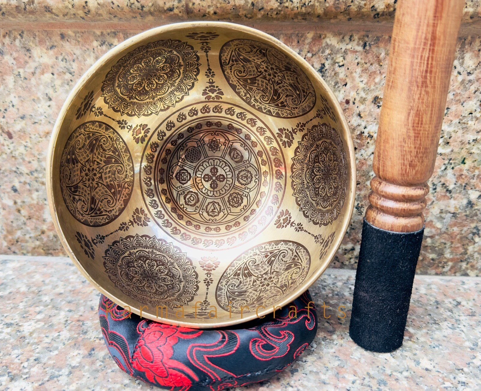 Chakra Healing Singing Bowl. 5.5” Tibetan Sound Bowl. Premium Hand Crafted Bowl.