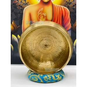 SALE Hand Hammered Singing bowl 6 inch Tibetan Sound Bowl with Mallet cushion
